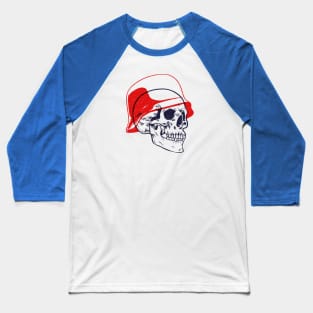 WW2 Germany Soldier Skull Baseball T-Shirt